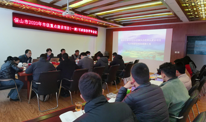保山市2020年市级重点建设项目《可行性研究报告》评审会